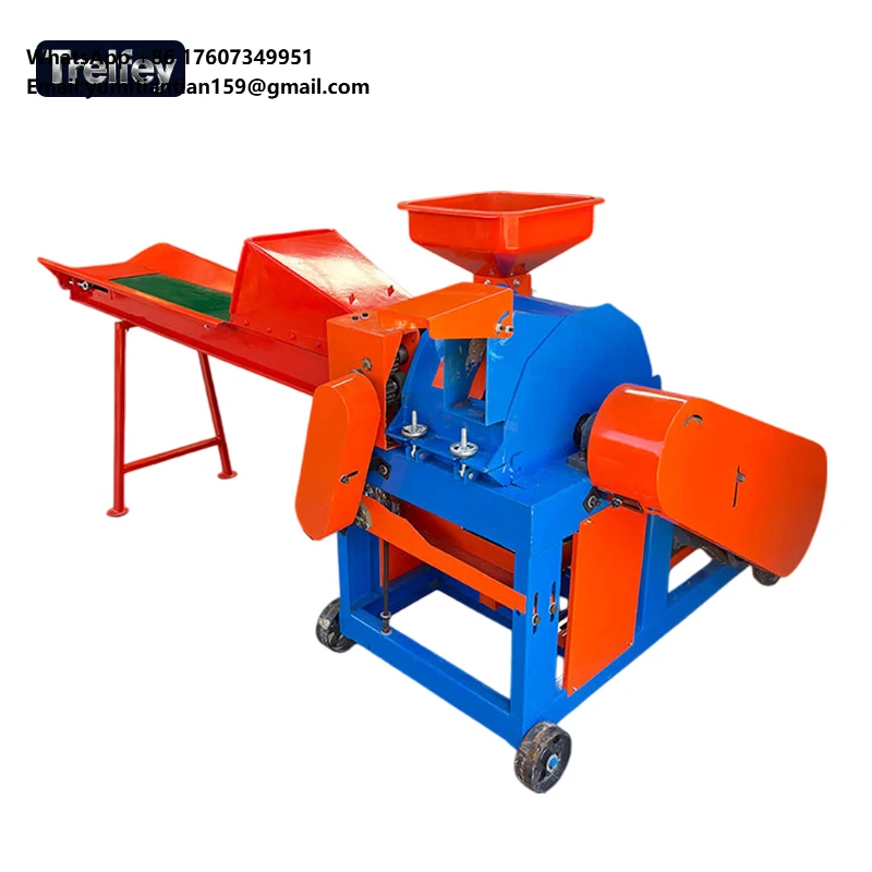 Smart Control Animal Feed Grinding Machine With Anti-Rust Screen for Pasture and Dairy Farm