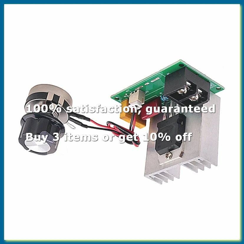 AC 220V SCR 8000W Electronic Voltage Regulator Motor Speed Controller Dimming Speed Temperature Control-A32R