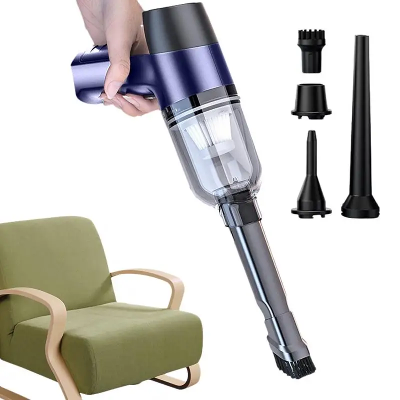 Hand Vacuum Cordless Rechargeable High Power 120W Handheld Vacuum 9000pa Strong Suction Quiet Dust Cleaner Multifunction