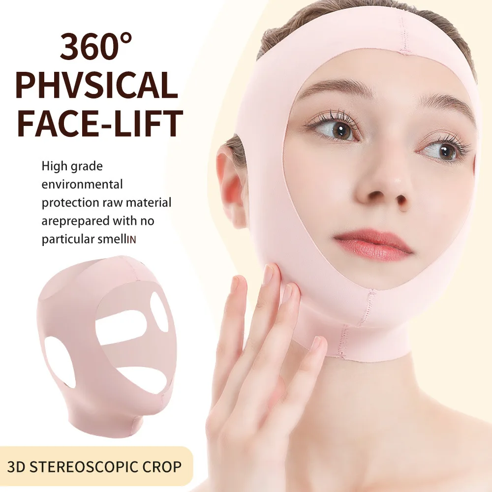 Tighten Thin Jawline Facial Elastic Slimming Bandage Skincare Tools V Line Face Shape Lift Reduce Double Chin Face Thining Band