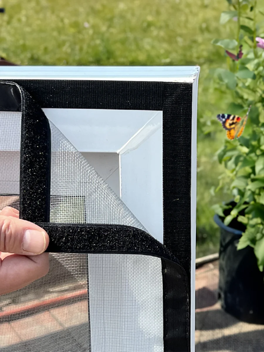 Invisible Anti-Mosquito Window Screen - Custom Fit, Self-Adhesive, Easy-to-Clean Mesh for Effective Insect Protection