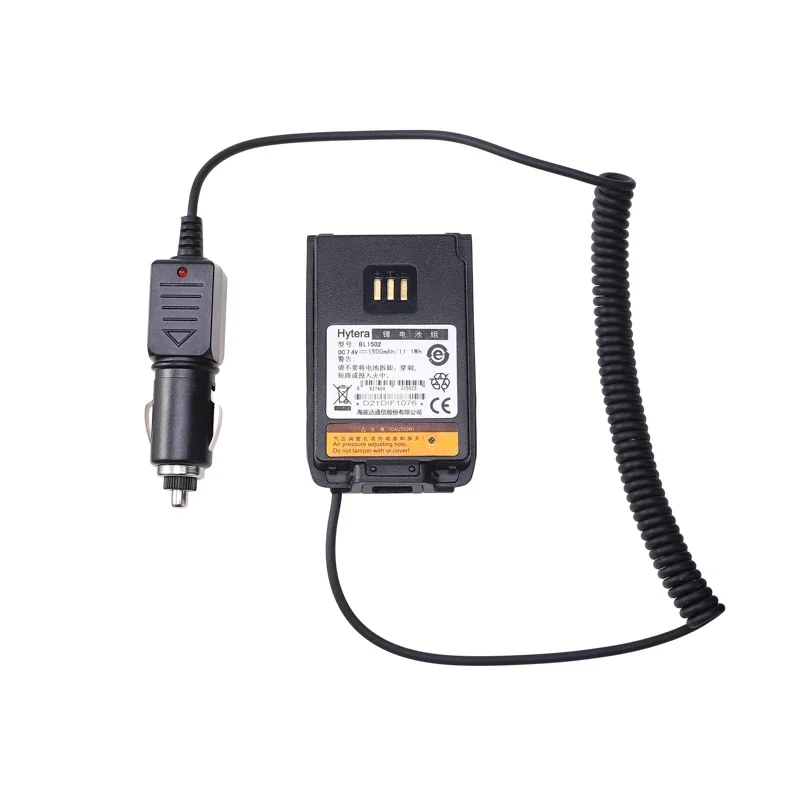 12V Radio Batterie Eliminator BL1502 Auto Ladegerät Adapter Für HYT Hytera PD680 PD500 PD560 PD660 Walkie Talkie