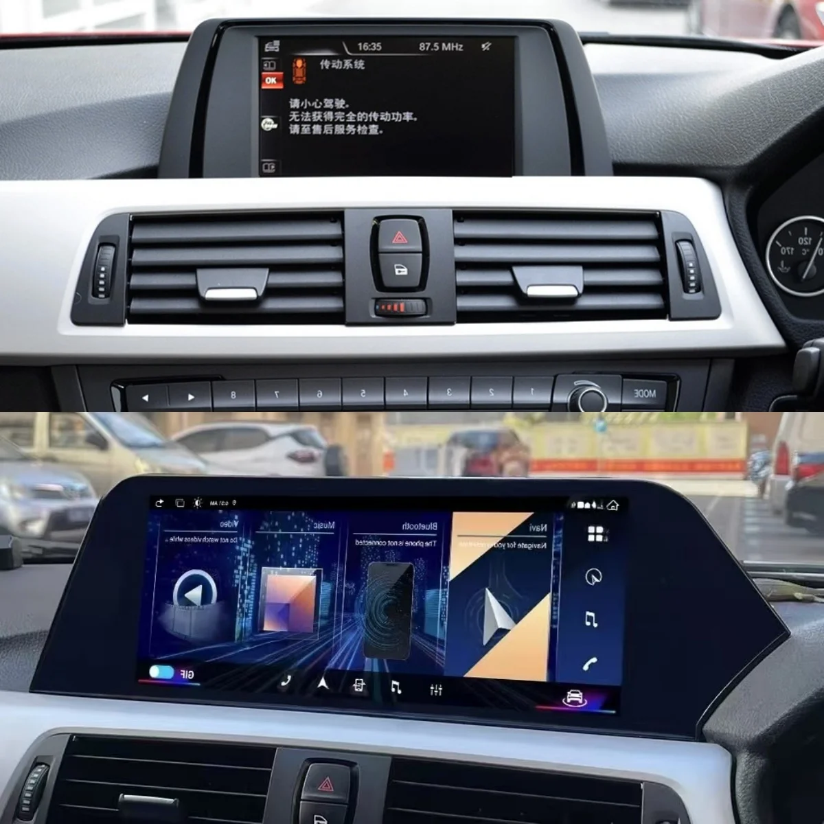 Blade Screen Android 15.0 Car Radio For 3 Series/4 Series EVO NBT G20 F30 F31 F34 F35 F36 F32 F33 2013-2018 Head Unit Multimedia