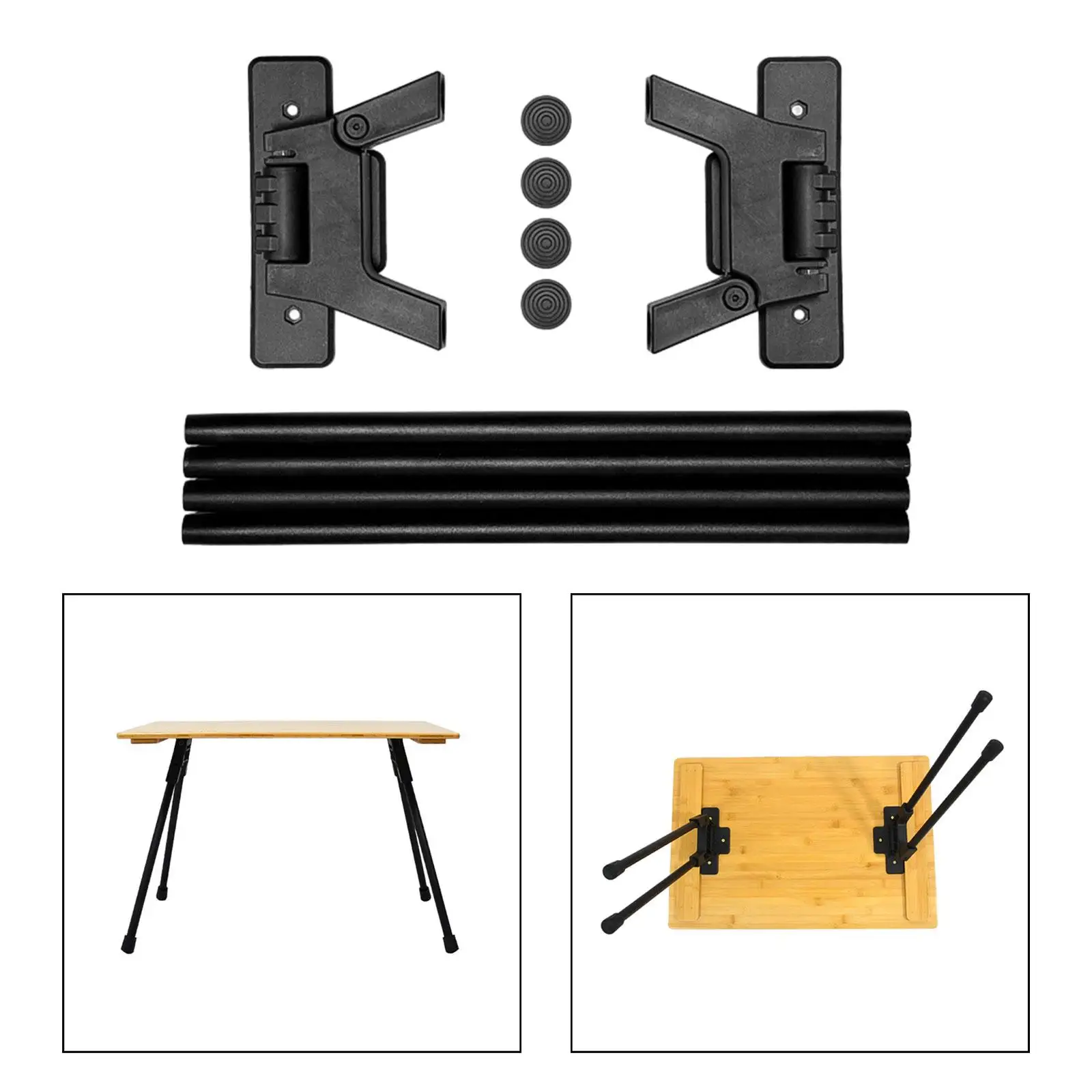 

4x Folding Table Legs DIY for Mini Computer Desk Camping Table Coffee Table