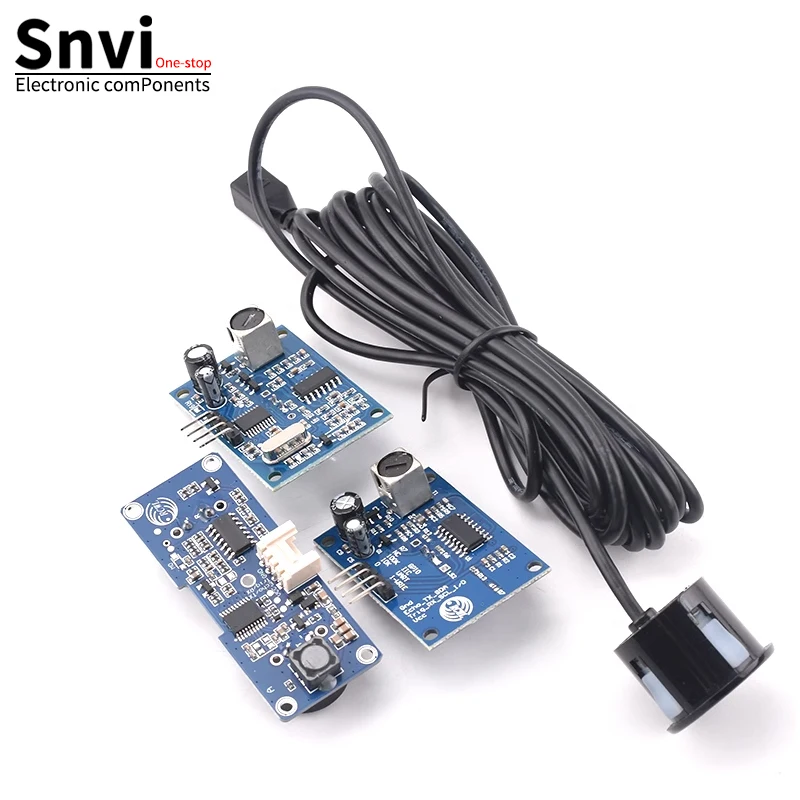 Wodoodporny ultradźwiękowy moduł czujnika odległości Snvi AJ-SR04M / RCWL-1655 zintegrowany przetwornik pomiaru odległości z kablem do Arduino