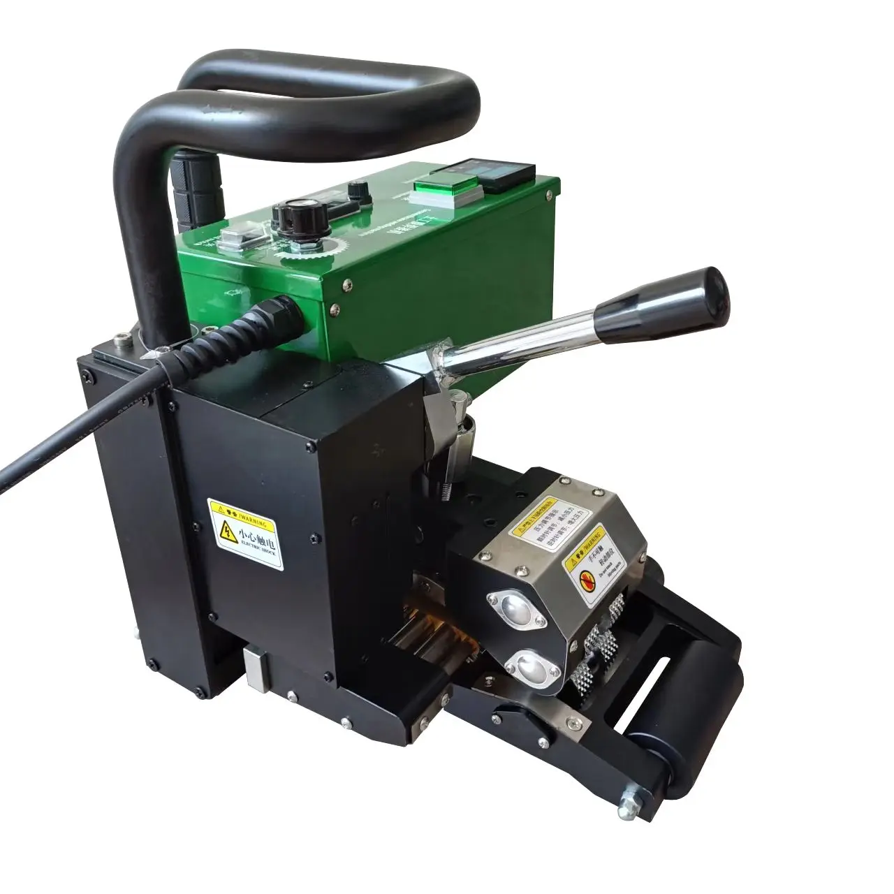 2100W Hot Wedge Welding Machine for HDPE Geomembrane Overlap - Industrial Welder with Digital Temperature Control & LED Display