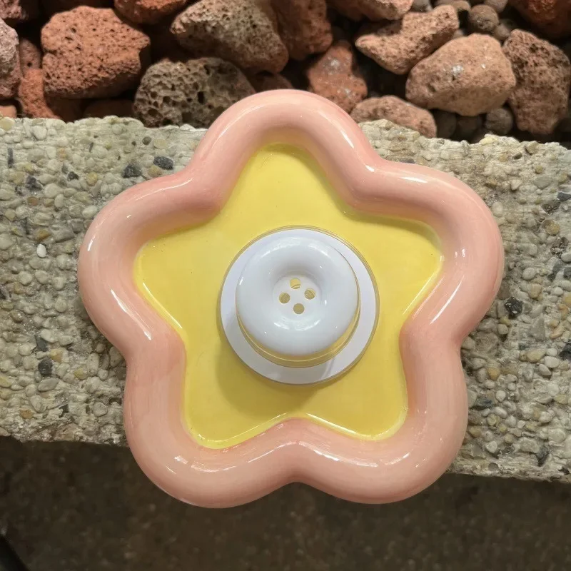 Koreanische Nette Farbe Taste Magnetische Halter Grip Tok Griptok Telefon Ständer Halter Unterstützung für IPhone 16 15 für Pad Magsafe Smart Tok