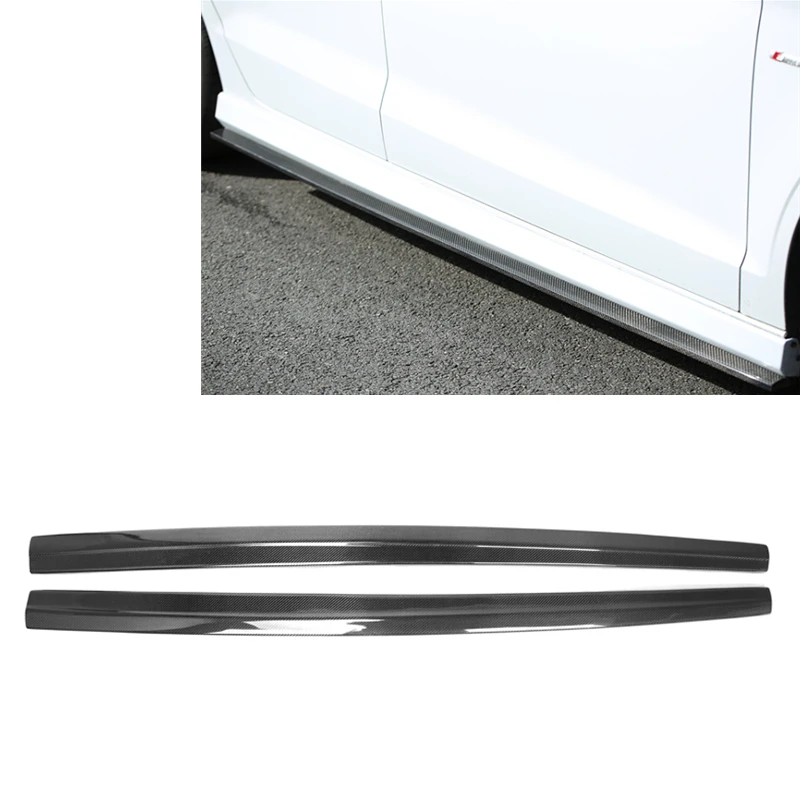

STLF2013-2016 AudisS3 A3 Sline Carbon Fiber Side Skirt MP Style 100% Fitment Double Sides Carbon S3 A3 Side Skirts