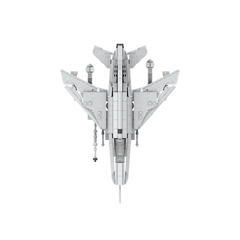 493PCS MOC-228033 Guerra Militare Serie Super Sabre F-100D Building Block US Air Force Modello Set di Mattoni Regali Creativi