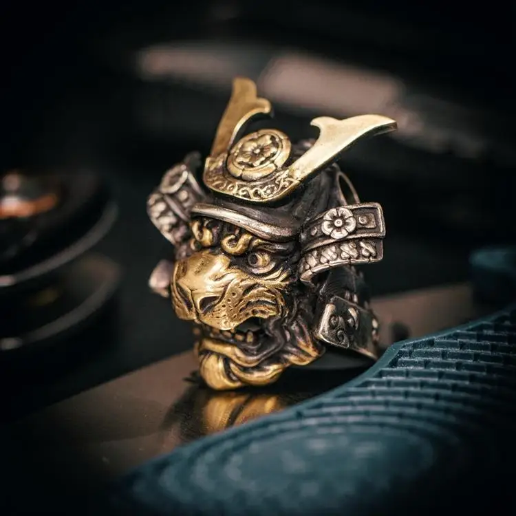 Tiger Warrior Pendant Color Version Car Keychain EDC Backpack Helmet Pendant Pendant