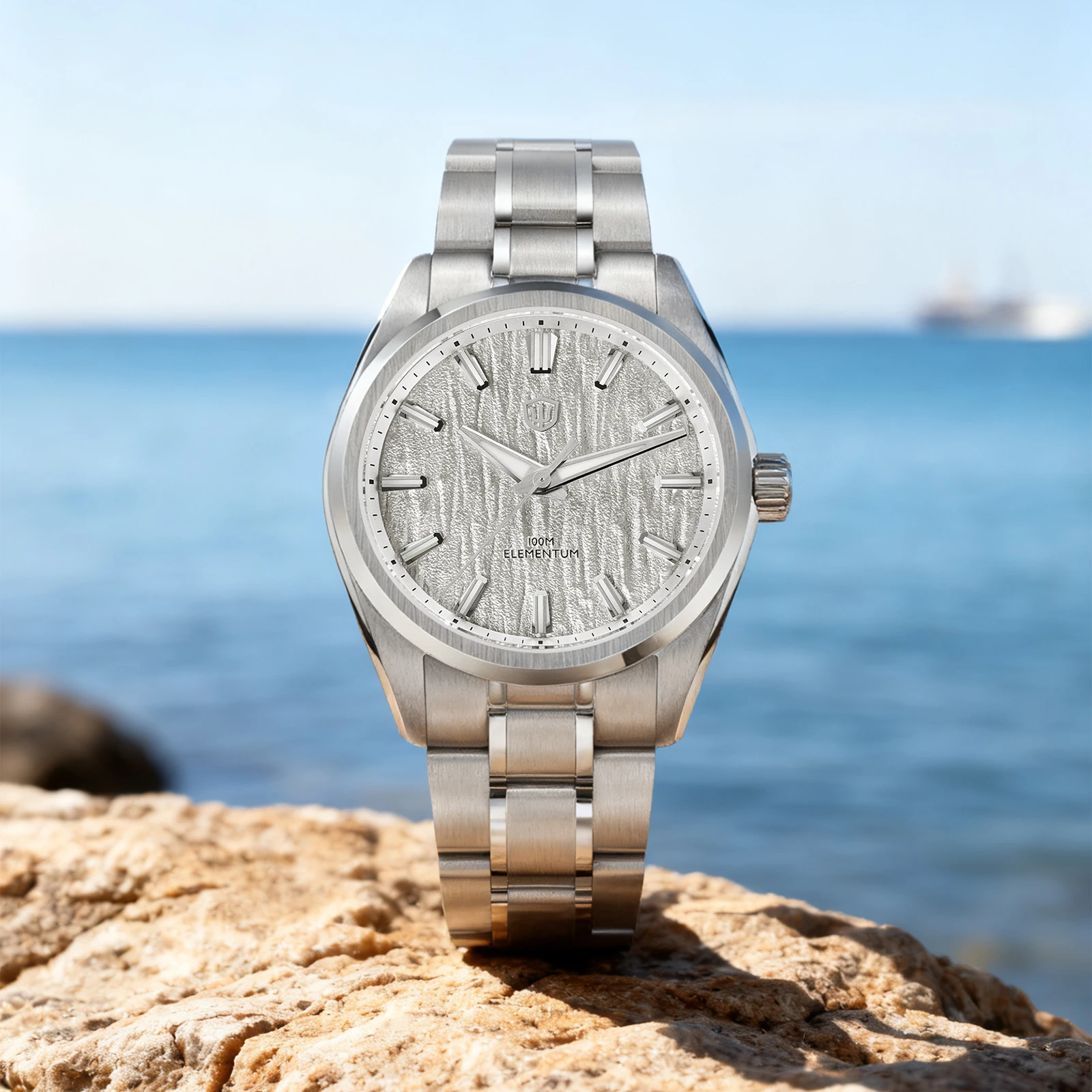 Watchdives جديد WD0003C ساعات كوارتز رجل 38 مللي متر الأبيض النباح الملمس VH31 ساعة AR الياقوت مقاوم للماء الفولاذ المقاوم للصدأ ساعة فاخرة