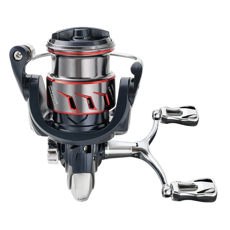 Рыболовная катушка с мелкой шпулей, серия 2000S/3000S/3500S, 3BB, двойная ручка, уличная приманка для пресной воды