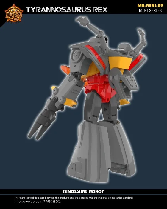 AUF LAGER Transformation MHZ SPIELZEUG MH-MINI-09 MINI-09B Grimlock 2,0 KO NA H44 Kleine Action Figur Modell Spielzeug