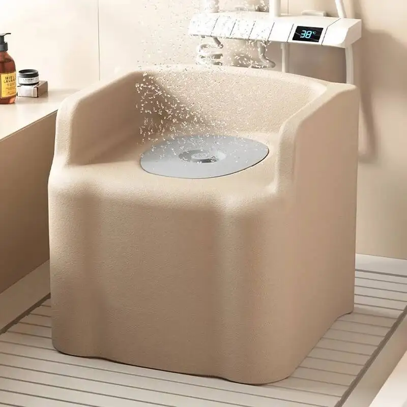 

Shower Plastic Bathroom Chair Sauna Elderly Foot Portable Squat Living Room Stool Nordic Designer Tabouret Unique Furniture