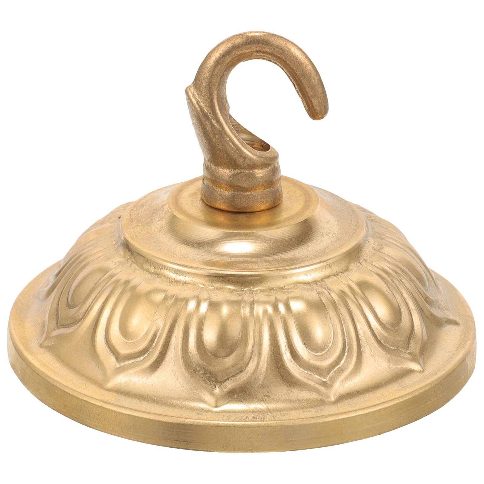 

Pure Copper Chandelier Hook Board Ceiling Light Cover Plate Canopy Metal Fixture A3 Opening Hook Sturdy Practical Easy Install