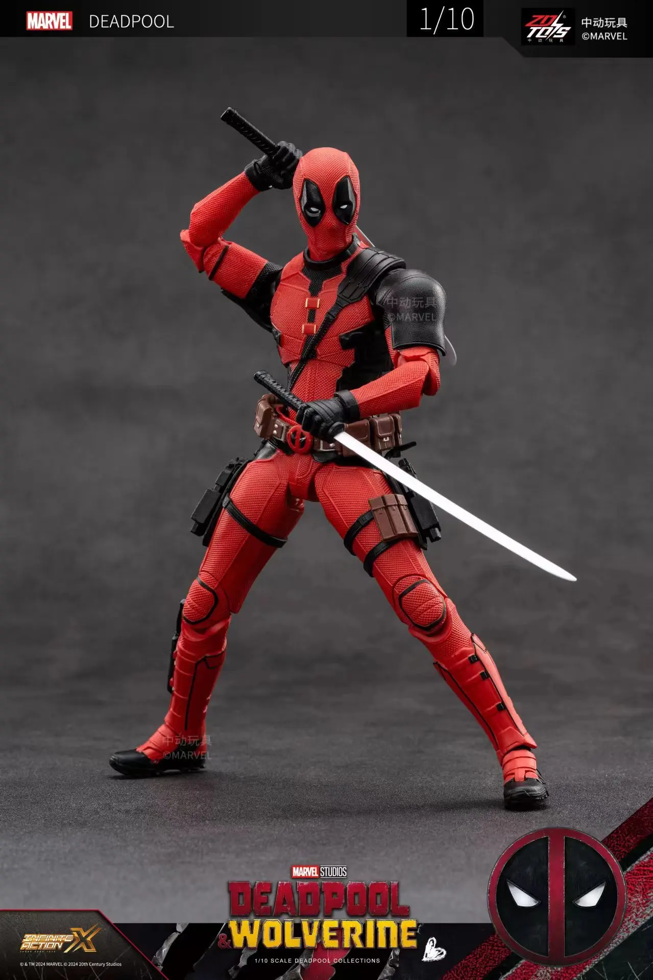 Original 2024 Deadpool & Wolverine Action Figures Movie Version ZD Toy Series Collections Adult Action Figures Garage Kit Gift view 3