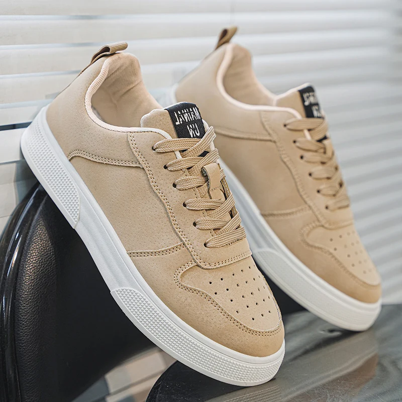 أحذية رياضية رخيصة للرجال باللون الأخضر مقاس كبير 47 48 أحذية تزلج رجالية منصة Harajuku أحذية تزلج رجالية منخفضة القطع Zapatos Hombre