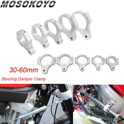 30-60mm Fork Fixer Mounting Clamp Steering Damper Stabilizer Fork Frame Bracket Holder Universal Mount Adapter Support 35mm 48mm