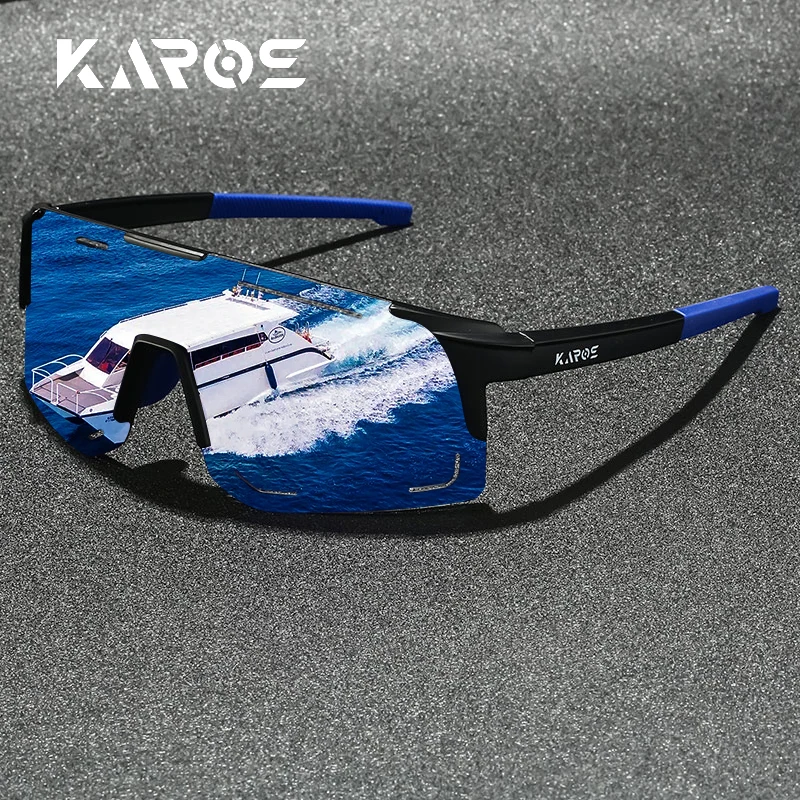

Lightweight Sports Sunglasses with Flexible PC Frame and UV400 Protection for Long Duration Athletic Activities