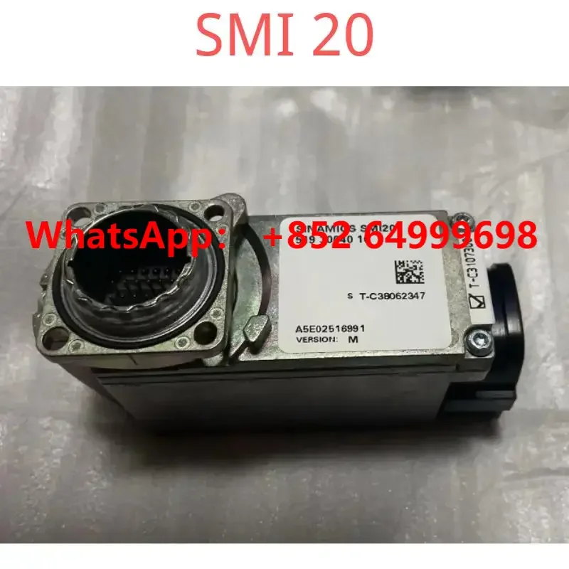 

Second-hand test OK servo motor encoder SMI20 second generation network port SMI10 test OK free write data 7MBR75SB060B