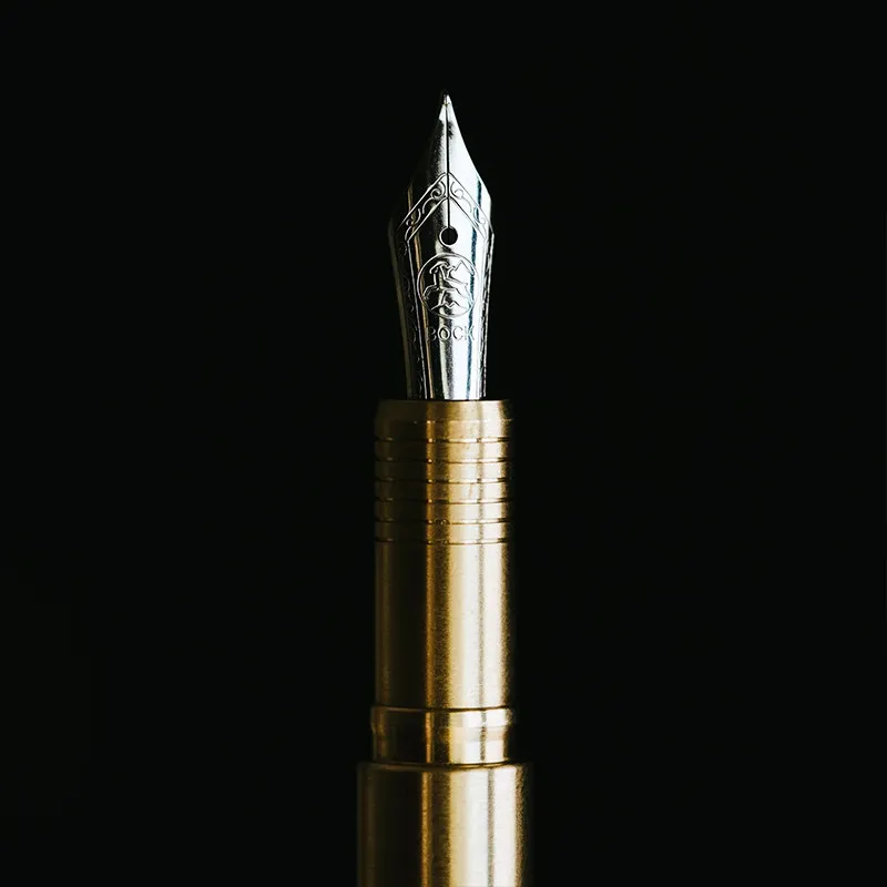 2026 BALAOYE Portable Titanium Alloy Foutain Pen Business Wiriting Pocket Pen Big Idea Design German Bock0.38/0.5mm Nib Ink Pen