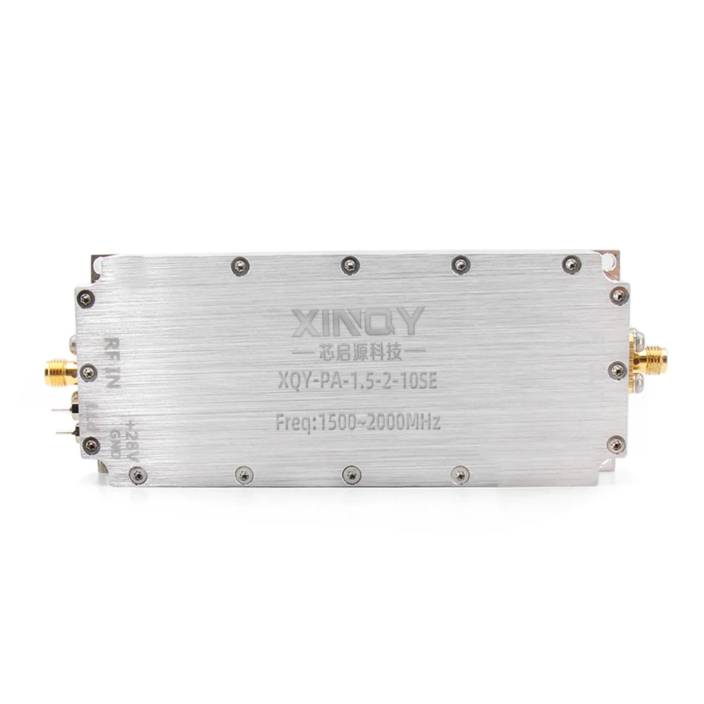 XINQY 10W Amplifier Power 1500MHz~2000MHz Anti-drone Rf Amplifiers 5W SMA-F 50 ohm Rf Power Amplifier Module