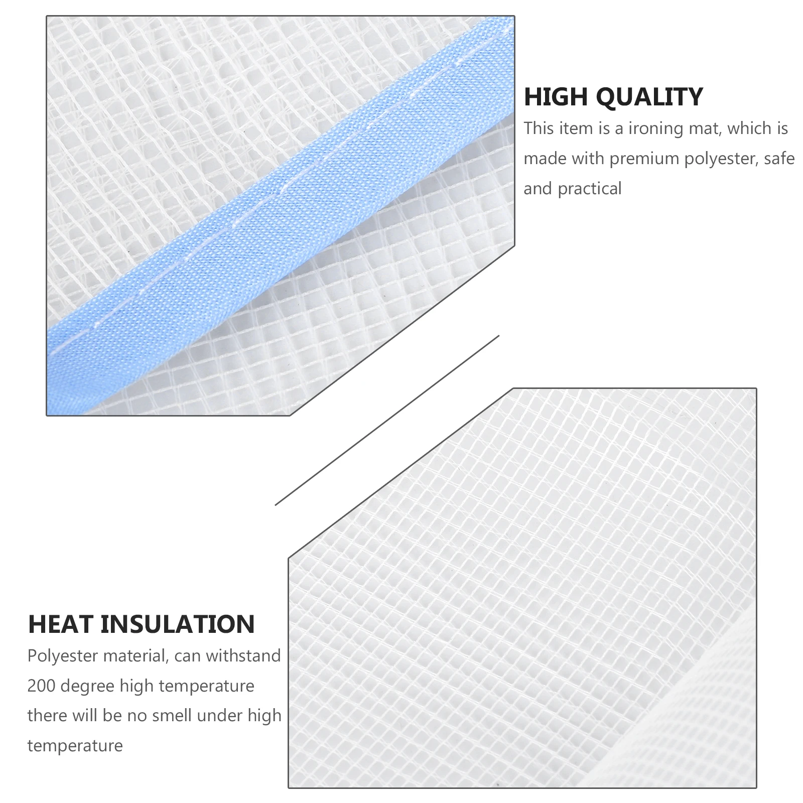 

5pcs Heat Resistant Pad 200°C Polyester Protector Anti-Slip Mat For Clothes Protection Ironing Accessories Cover Mat Practical