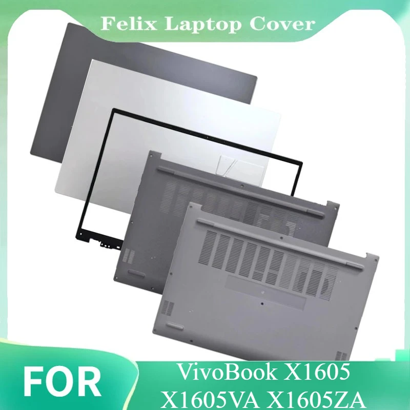 

New Laptop Rear Lid LCD Back Cover Top Case For VivoBook X1605 X1605VA X1605ZA LCD Front Bezel Bottom Base