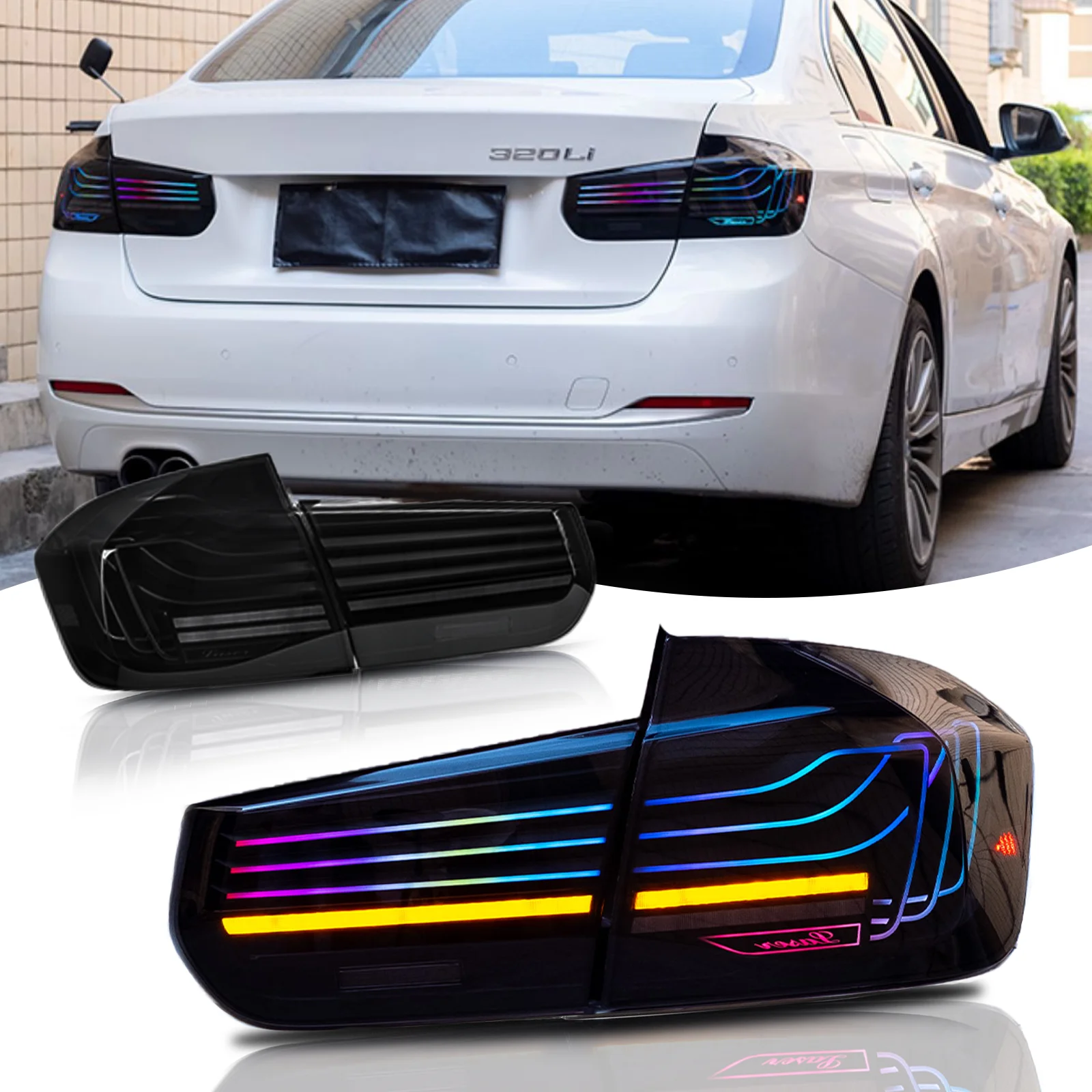 Car LED CLS Taillights for BMW 3 Series F30 F35 F80 320i 328i 330i