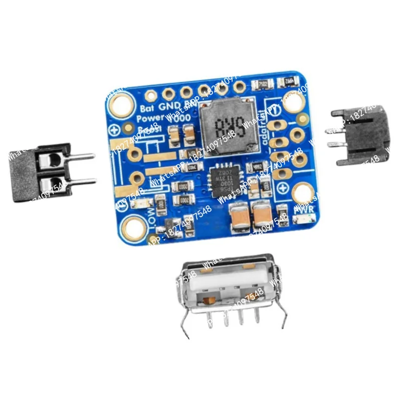 PowerBoost 1000 Basic - 5V USB Boost @ 1000mA from 1.8V+ is suitable for use in robots, Arduino, and Raspberry Pi.