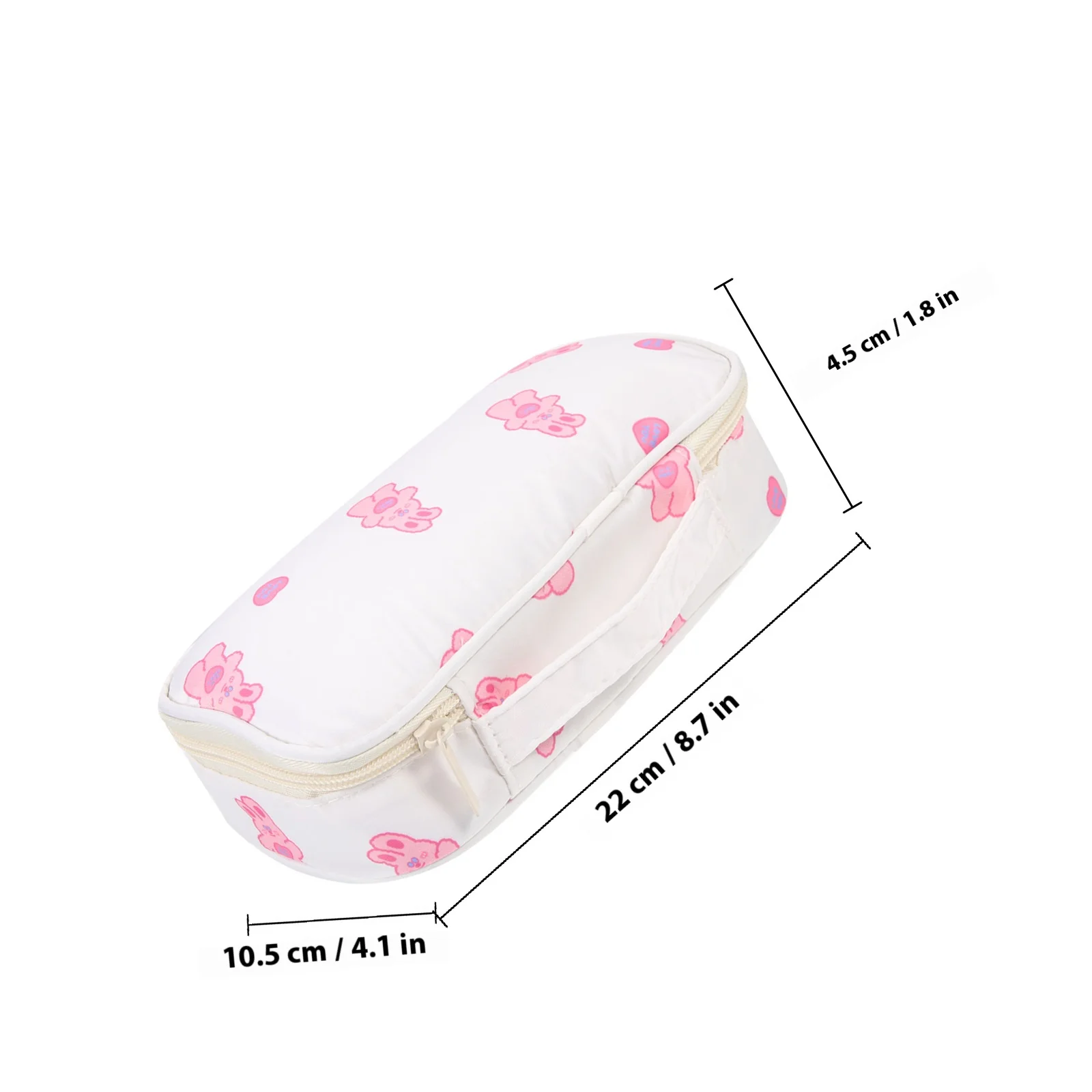 Portable Multi-Function Pencil Bag Large Capacity Lightweight Polyester Zipper Pen Pouch Pen Supply Organizer Pencil Pouch