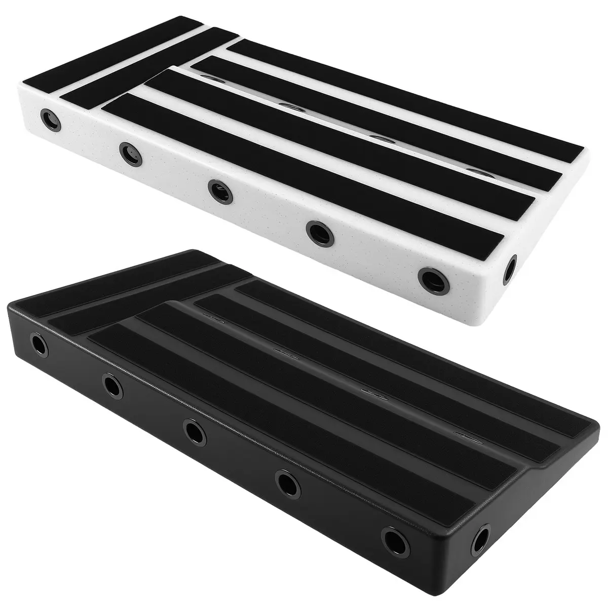 X08A Big Size Guitar Effects Pedal Board for Multiple Guitar Pedals Accessories Double-Row Storage Board