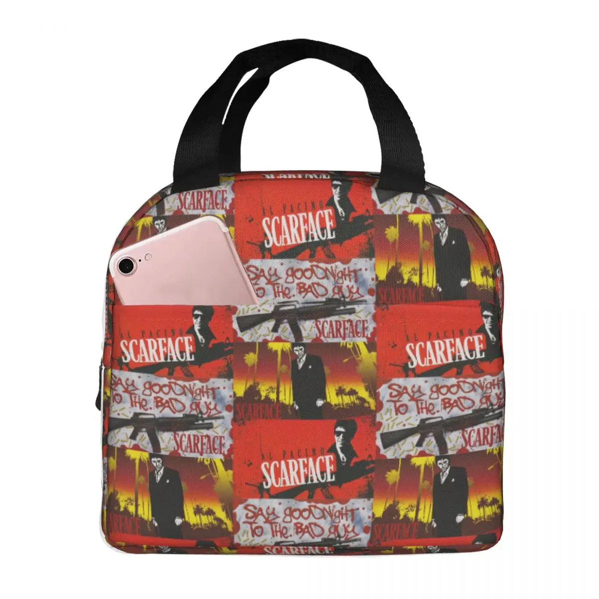 

Montana Always Tells The Truth Scarface Tony Montana Insulated Lunch Bag Cooler Thermal Food Box Tote Lunch Boxes Container