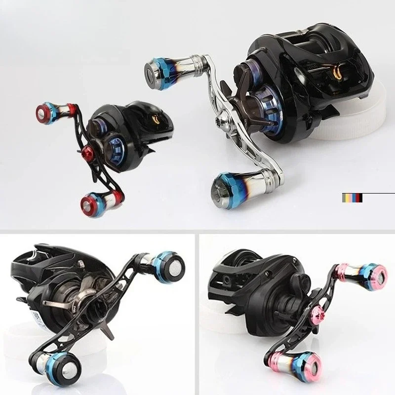 Fishing Spinning Wheel Water Drop Double Rocker Arm Handle Modified Carbon Fiber Shake Grasp