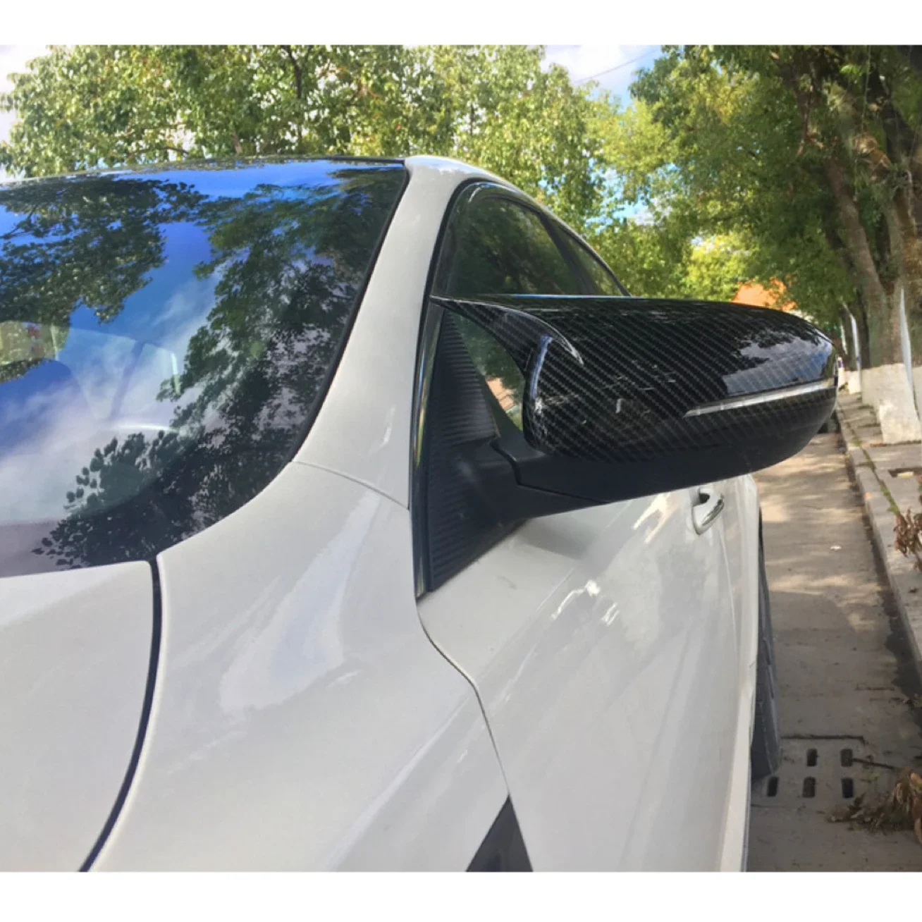 Fit For Kia k5 Optima 2016 2017 2018 2019 Rearview Side Mirror Trim Cover Shell Sticker Car Styling Accessories Auto Part