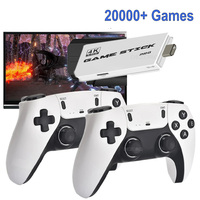 Video Game M15 Plus Mini TV Handheld Game Console Wireless Gamepads 64G 20000+ Retro Game for PS1 Arcade Game Stick 4K