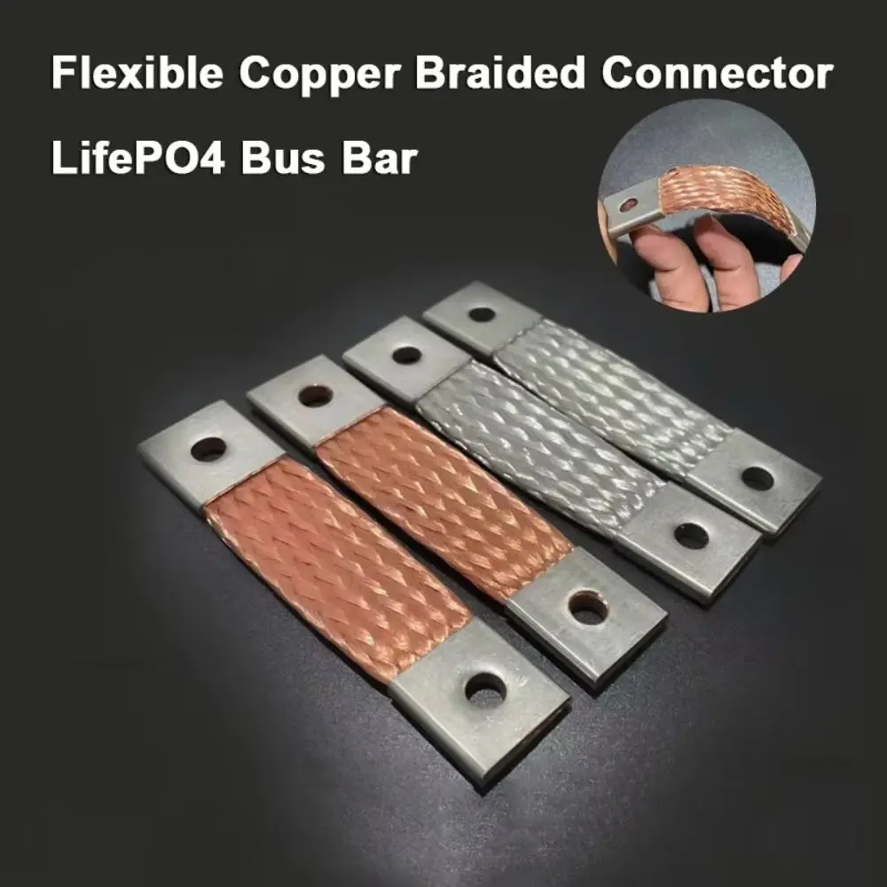 New 300Ah Battery Cells Connector 74mm Pitch Screw 6 Flexible Busbar Copper Busbar