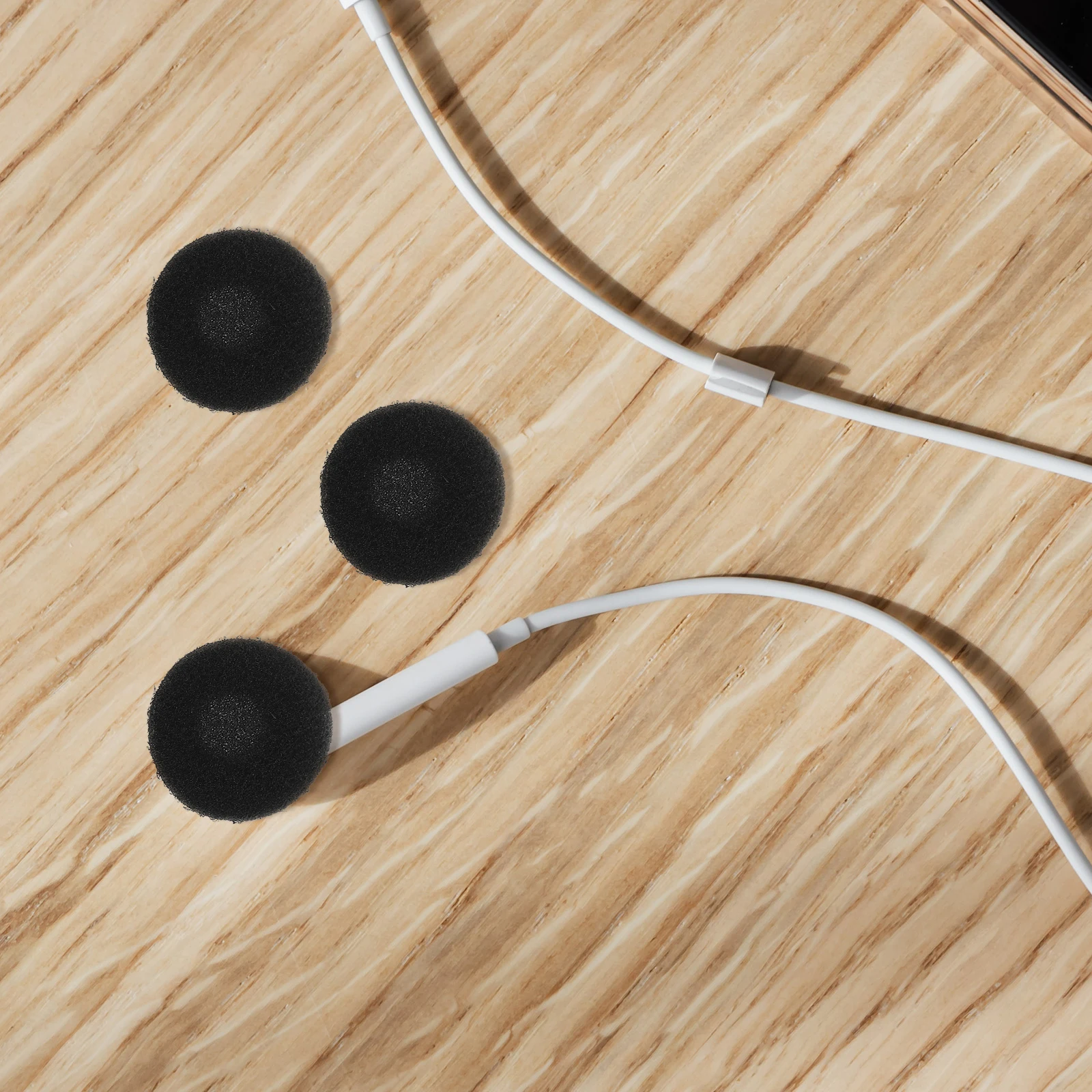 

100pcs Earphone Sponge Covers Fit Most Sizes Soft Replacement Ear Pads Cushions Earbud Earpads Foam Protectors Headphone Ear