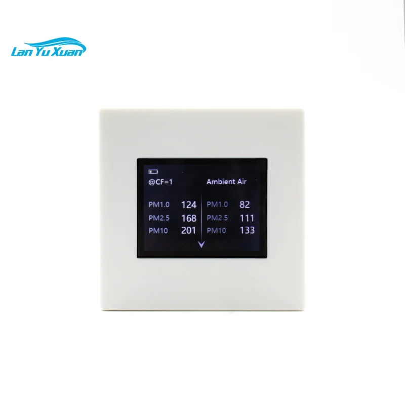 E-Air-06CF temperature humidity particle counter formaldehyde hcho co2 carbon dioxide portable multi gas detector