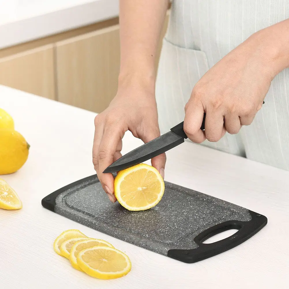 

Набор из 3 пластиковых разделочных досок с мраморным узором для кухни: для фруктов, овощей, мяса, нескользящие, для домашнего использования