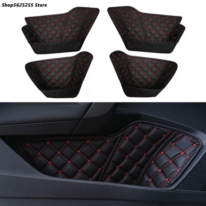 

Car Door Inner Armrest Handle Door Multifunctional Storage Box For Volkswagen VW Polo Plus 2021 2020 2019 2018 2017 2015