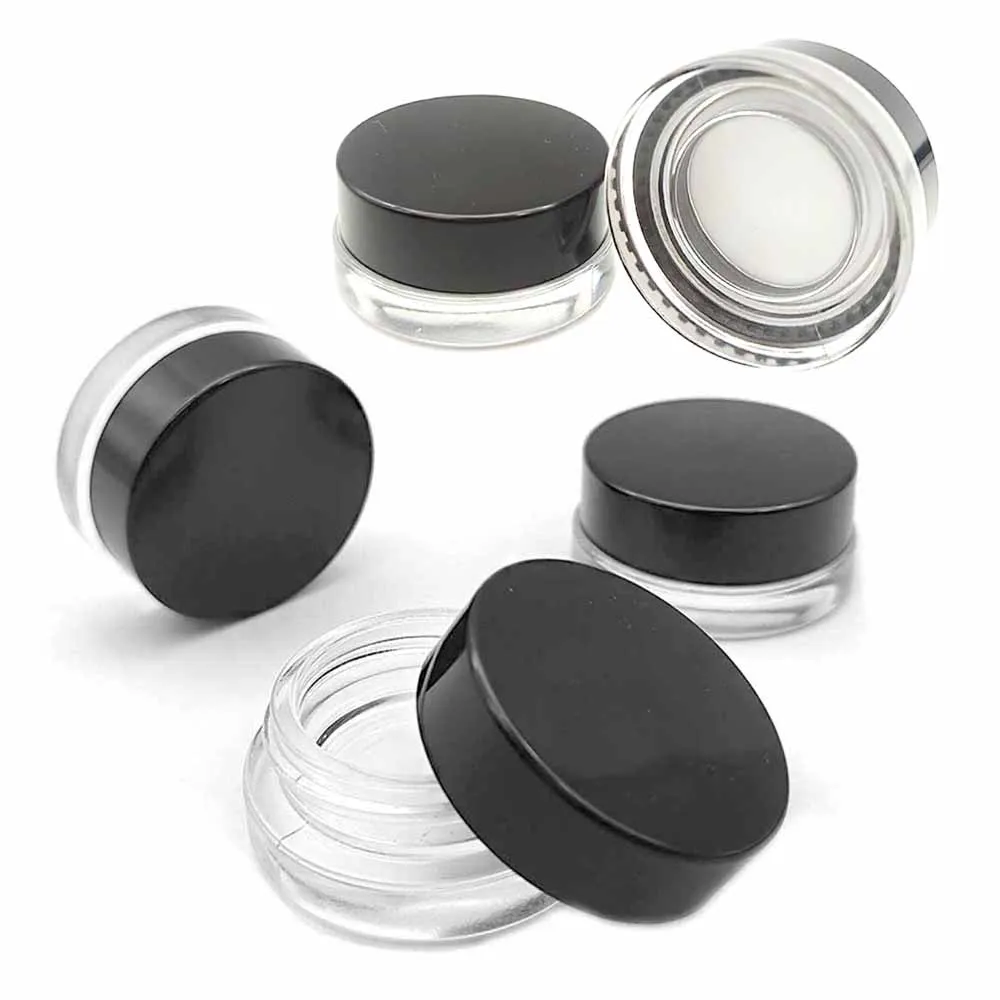 10/20/30/40Pcs Eye Cream Sealed Dispenser Makeup Glass Bottle Facial Mask Storage Box Cosmetic Jar Care Travel Set Container