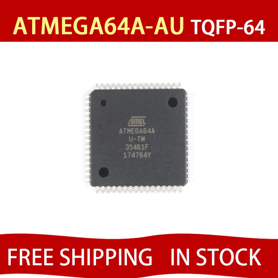 2Pcs ATMEGA64A-AU T…