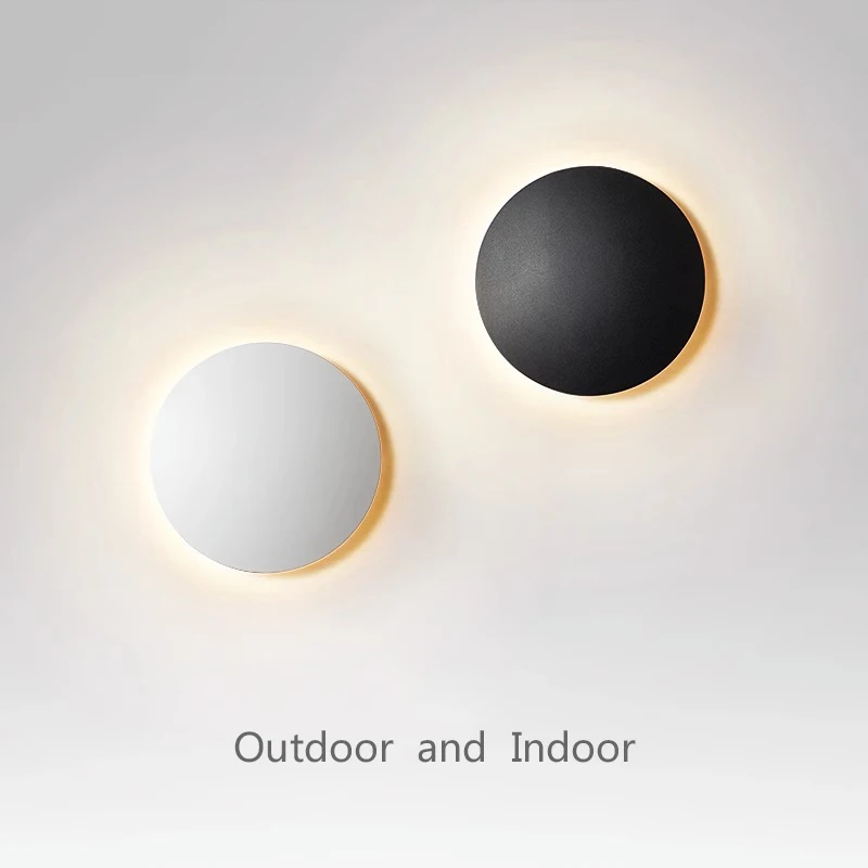 Outdoor waterproof wall lamp, courtyard garden, modern and minimalist balcony, outdoor living room, bedroom, indoor wall lamp