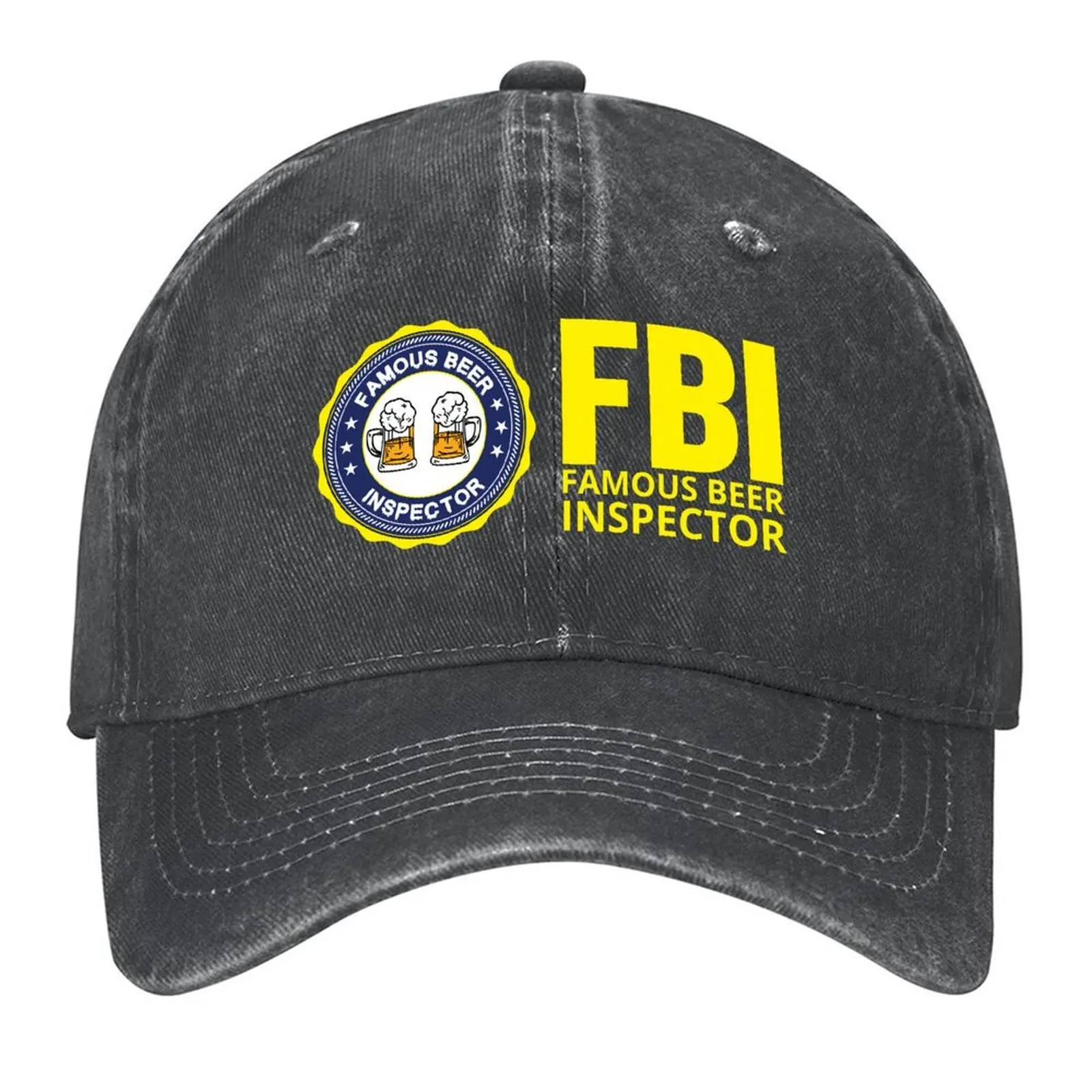 

FBI Famous Beer Inspector Baseball Cap western Hat New In The Hat sun caps Gentleman Hat Mens Hats Women's