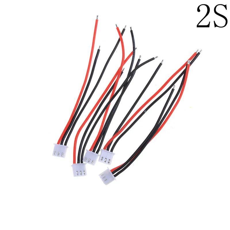 5pcs 2s 3s 4s 5s 6s Model Lithium Battery DIY B6 Balancing Charge Silicone Wire JST-XH JST XH Plug Adapter for RC FPV