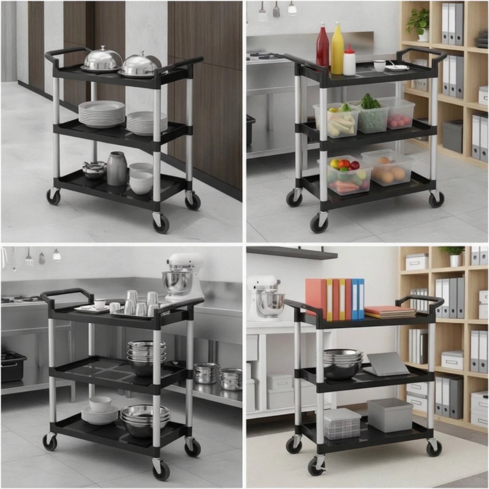 3-tier-service-cart-mobile-rolling-service-cart-ergonomic-lightweight-for-servers-hotel-kitchen
