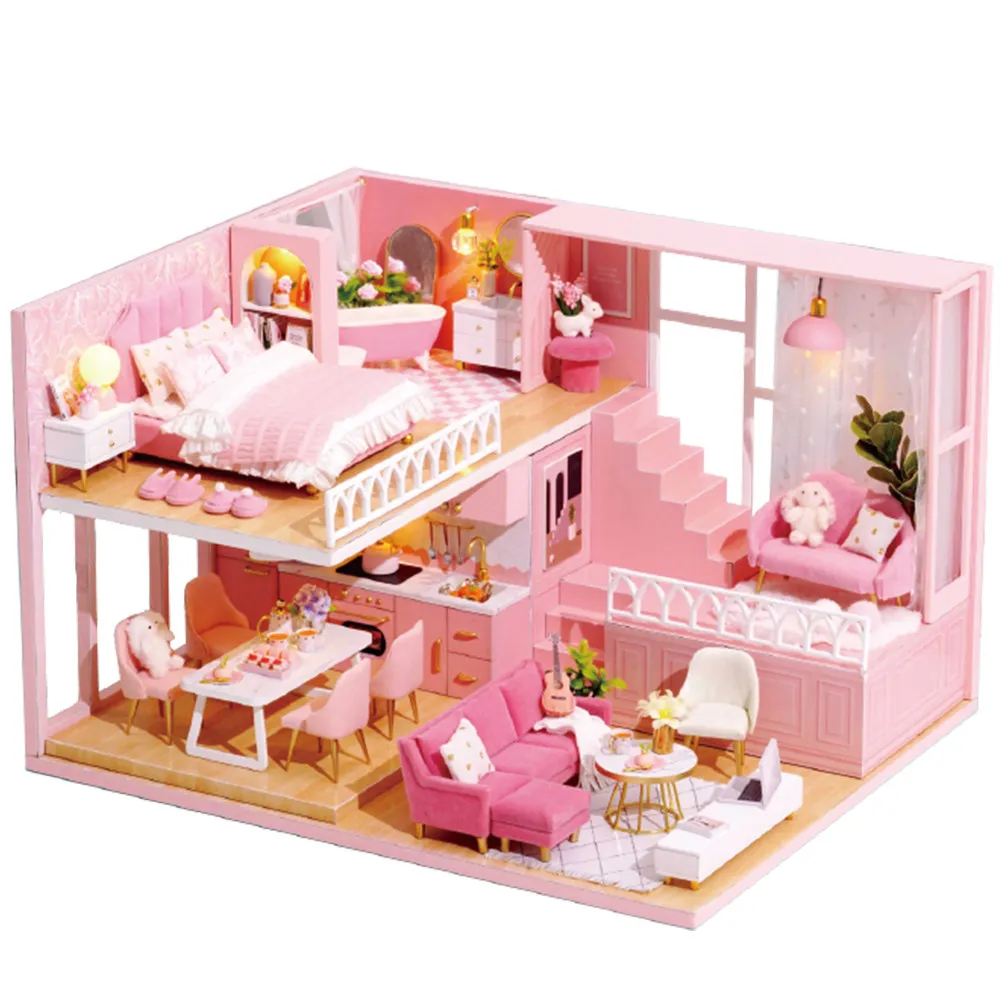 

Miniture House Building Kit Toy Houses Minature Miniature Model Kits for Adults