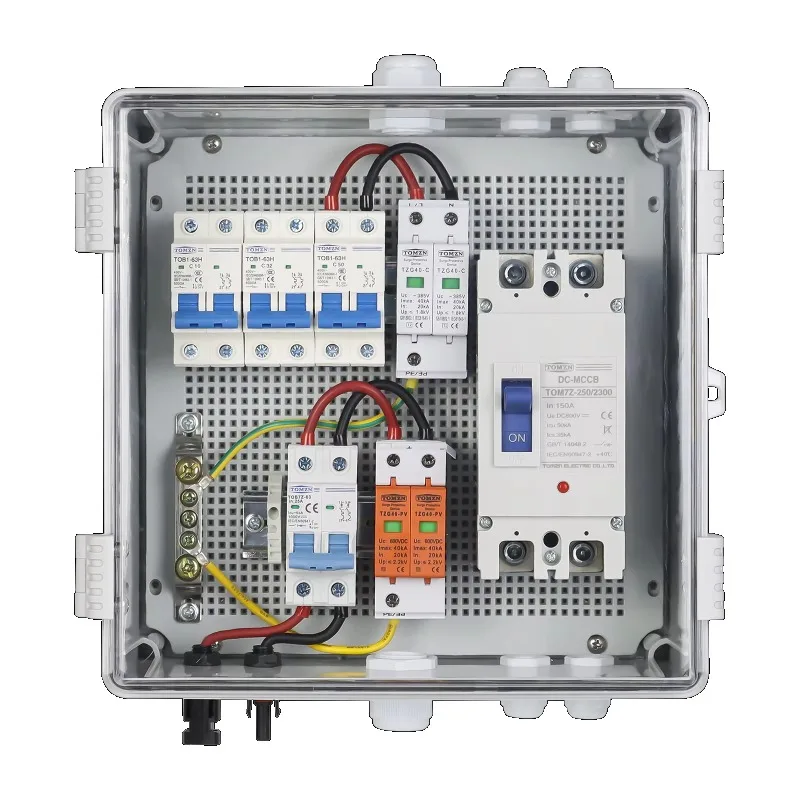 2026 Factory High-Quality PowMr Compatible With the 6.2KW Solar Inverter Supports Single Phase Wiring Solar Distribution Box
