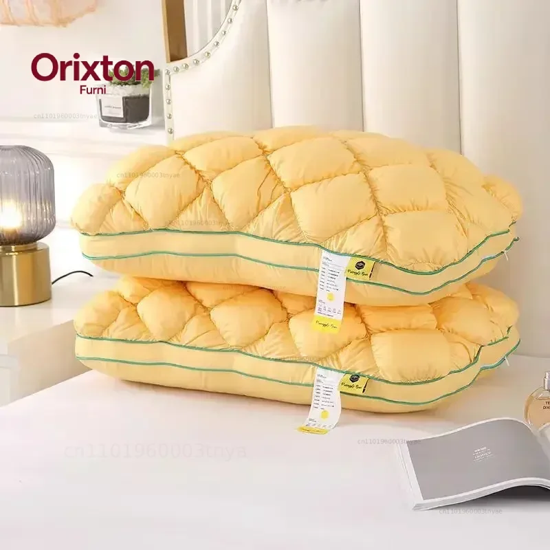1 Pcs Crispy Pineapple Bread Pillow Neck Protection Sleep Aid Household Decoration Pillows Core Wicking and Breathable Pillow